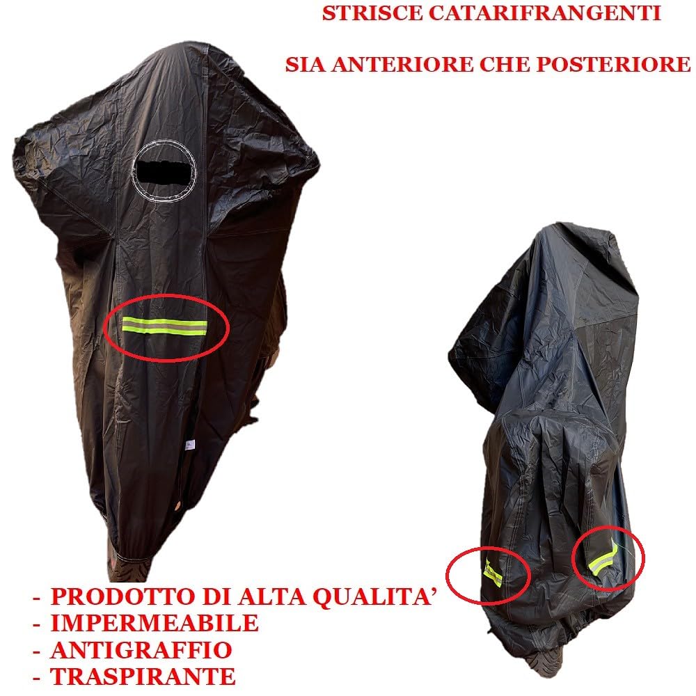 PER YAMAHA X MAX 400 TELO COPRIMOTO FELPATO ANTIGRANDINE IMPERMEABILE