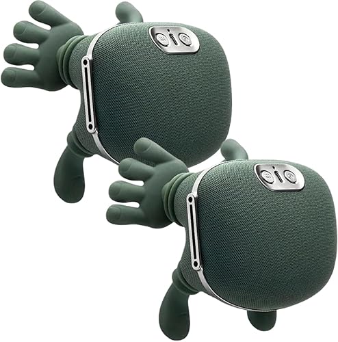 Masajeador de cuello con calor para aliviar el dolor de tejido profundo inalámbrico eléctrico Shiatsu masajeador de espalda hombro con dedos función