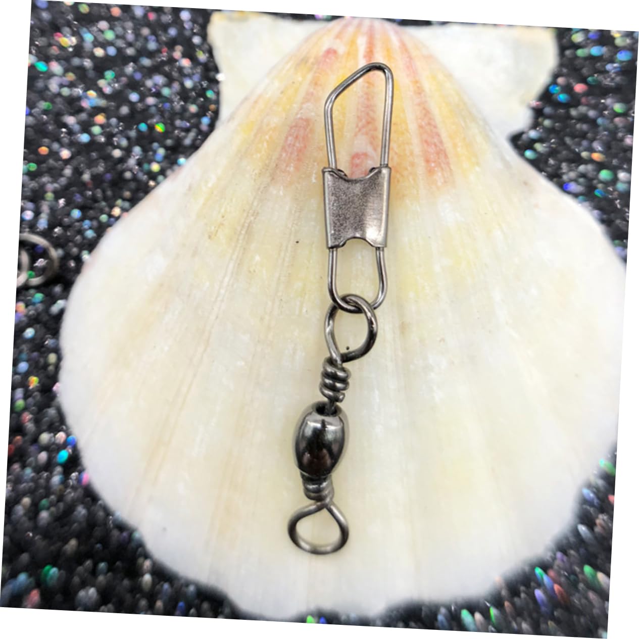 UKCOCO Anello da Pesca A Otto Caratteri Perno per Lenza da Pesca Girella per Attrezzatura da Pesca Connettore per Pesca Gancio Moschettone da Pesca Girelle da Pesca Anelli