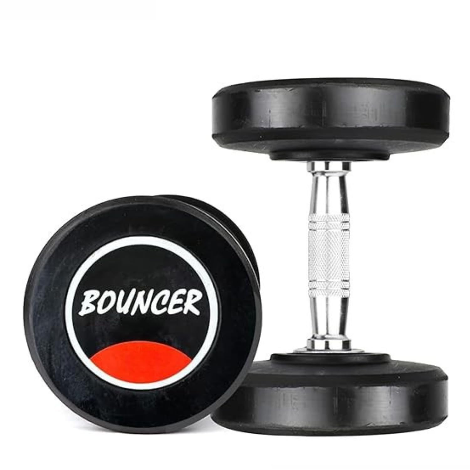 BROZYN 5X2 KG Bouncer Dumbbell Pair for Men – Rubber Coated Fixed Weight Bouncer Dumbbells for Home Gym, Strength Training, Muscle Building & Workout – Durable Bouncer Dumbbell Set for Weight Training (10 Kg Pair)-image-20