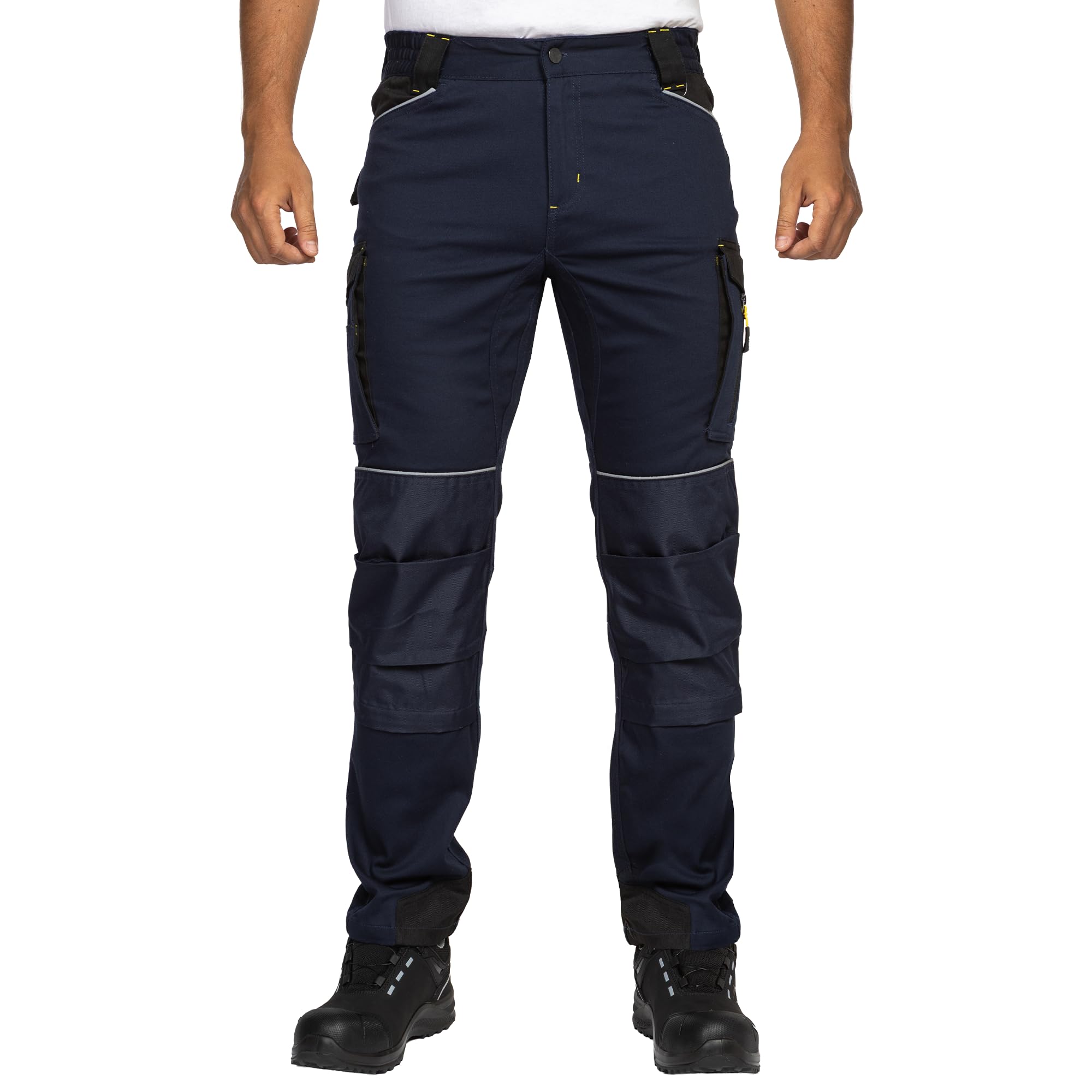 BWOLF Daytona Pantalon de Travail Homme Stretch Pantalon Travail Homme - Coton - Élasthanne - Nombreuses Poches