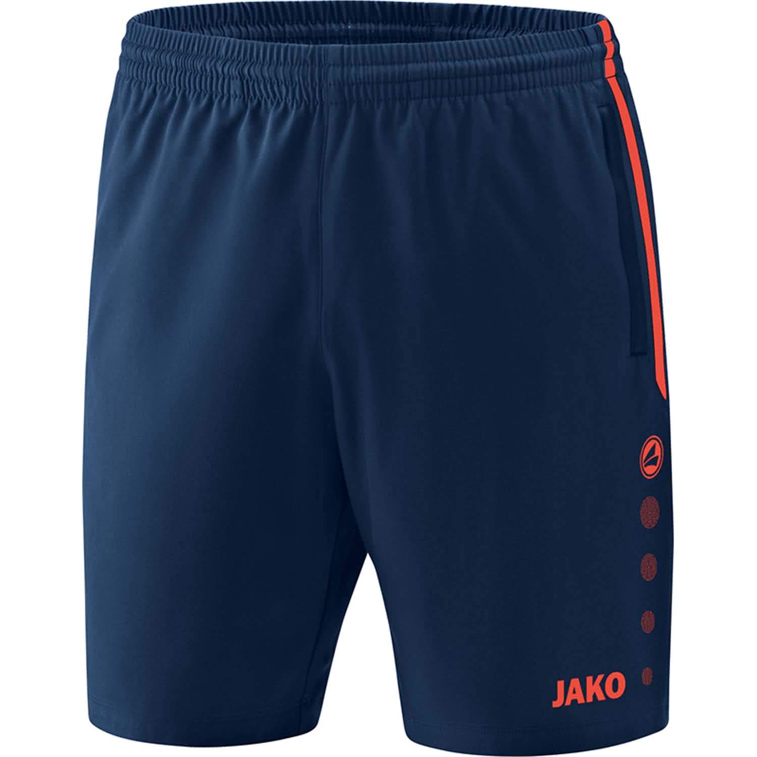 Jako Men's Competition 2.0 Shorts, Multicolored (navy / flame), XXL EU, XL UK