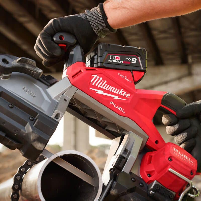 Milwaukee M18FBS127DO-0C - Sega a nastro con doppio grilletto, 18 V, con custodia
