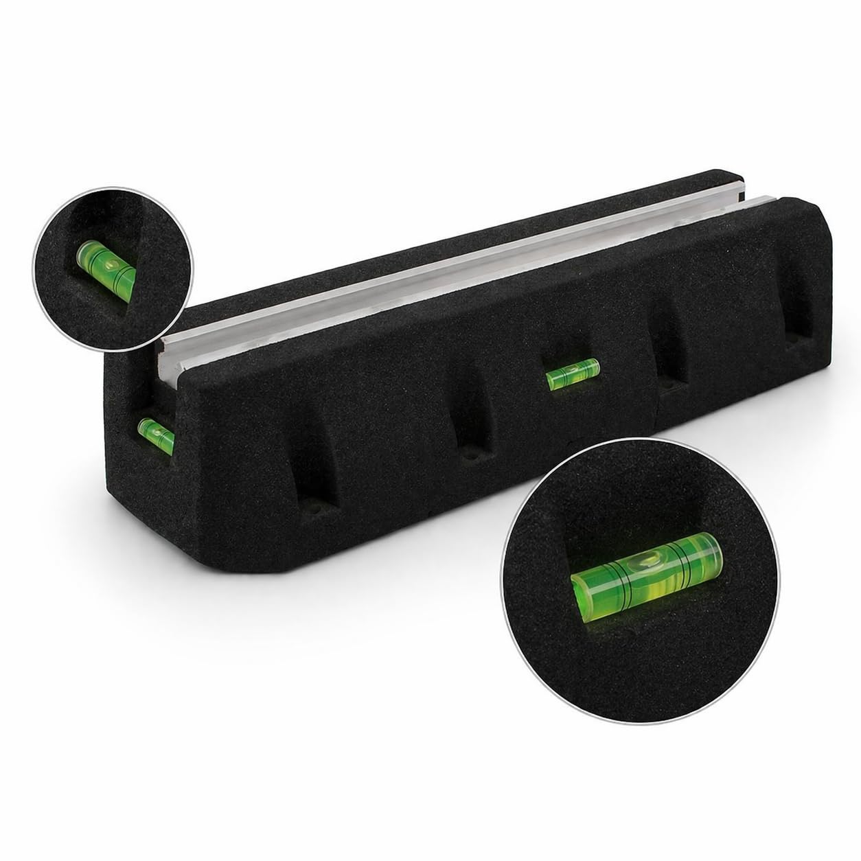 Dämpfungssockel-Set 2 Stück 2x450 mm | für Wärmepumpen | Bodenkonsole | Antivibrationsfüße | Montagesockel | Gummi Aufstellblocke | für Klimaanlagen | für Klimagerät | Schwingungsdämpfer