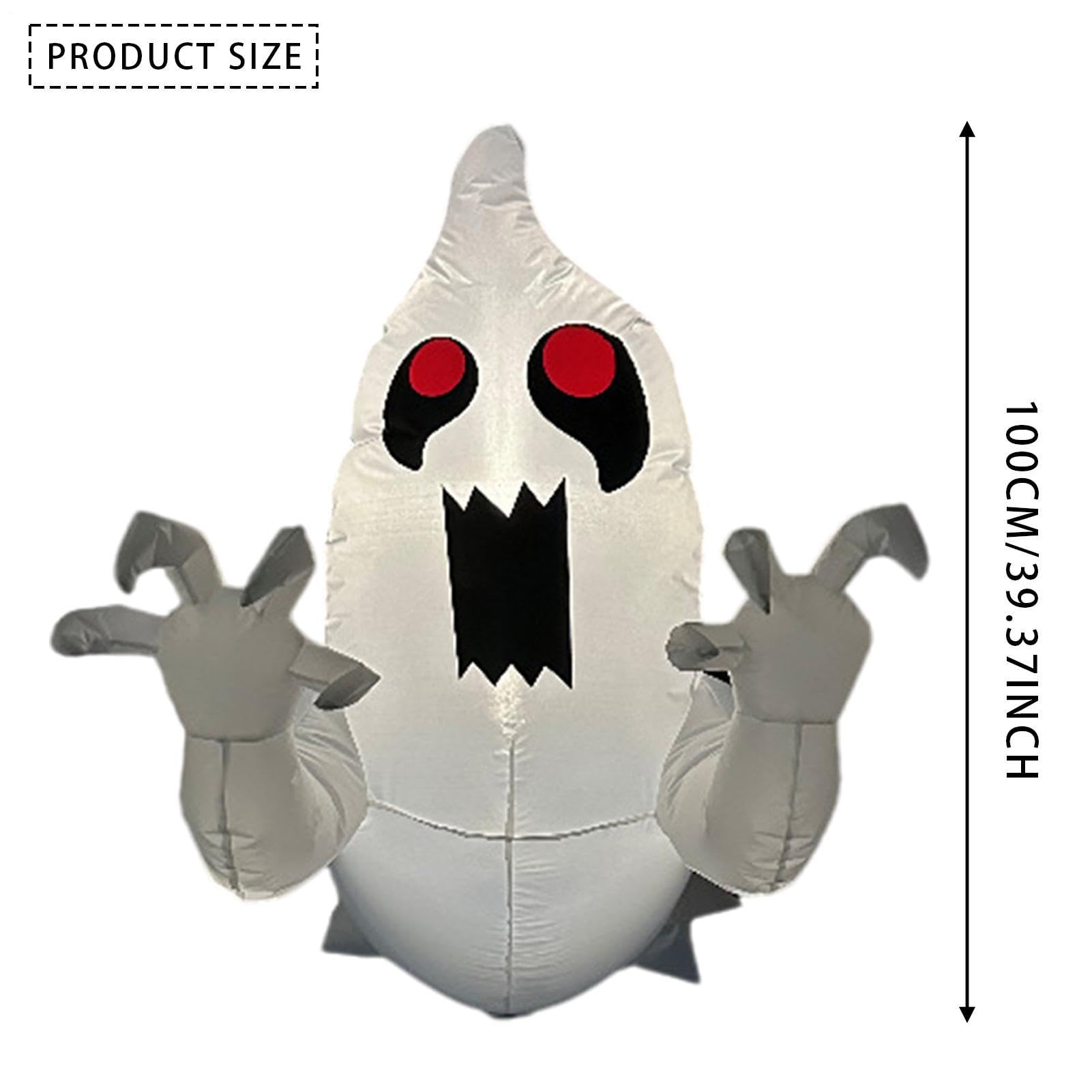 Decorazione Halloween Fantasma Decorazione Autunnale Inquietante con Luce