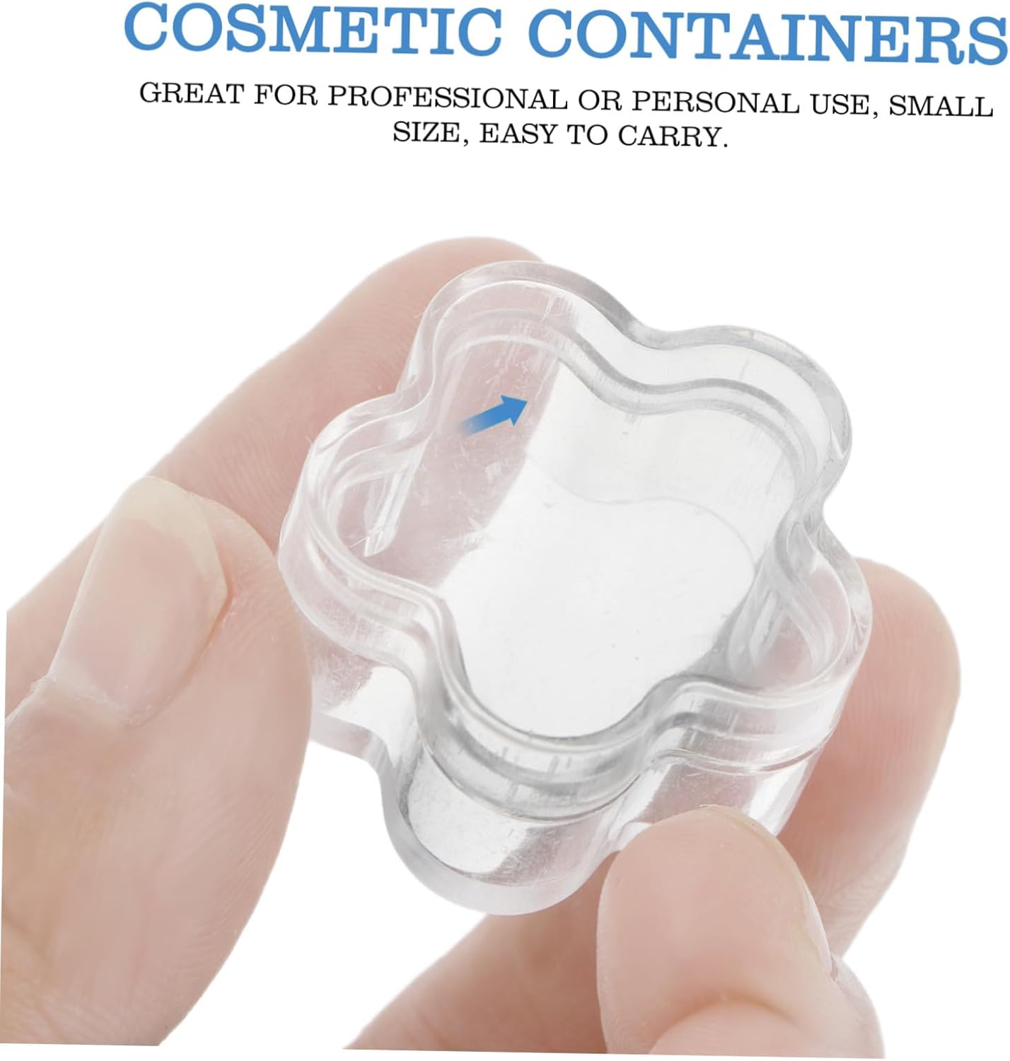 50 Pack Star Shaped Travel Cream Containers for Jewelry Storage image 3