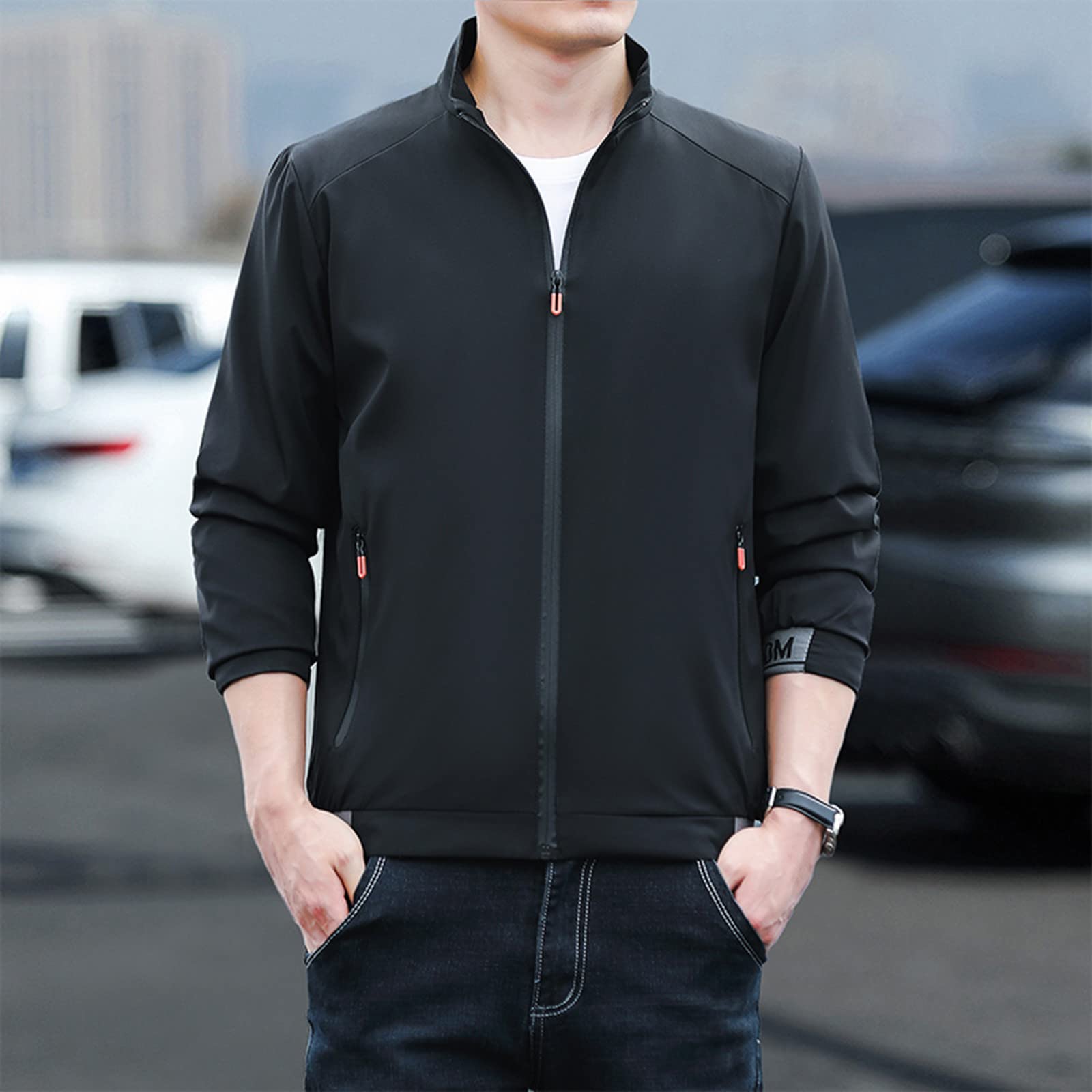 Amazon.co.jp: Dwengqang テーラードジャケット メンズ 夏 接触冷感 極