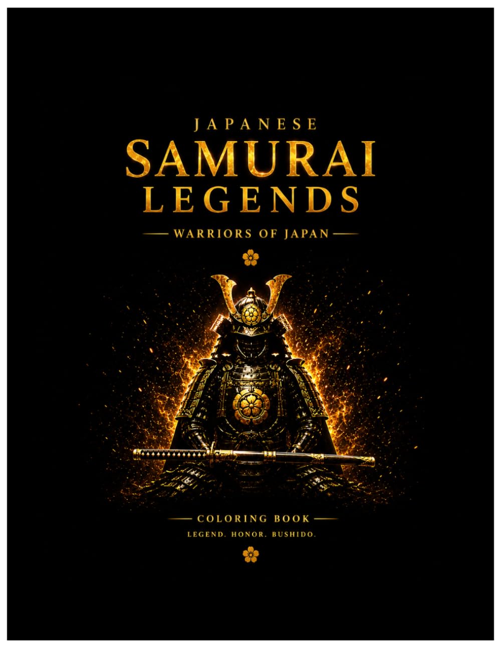 SAMURAI LEGENDS: WARRIORS OF JAPAN: A DARK FANTASY COLORING BOOK INSPIRED BY THE SENGOKU ERA