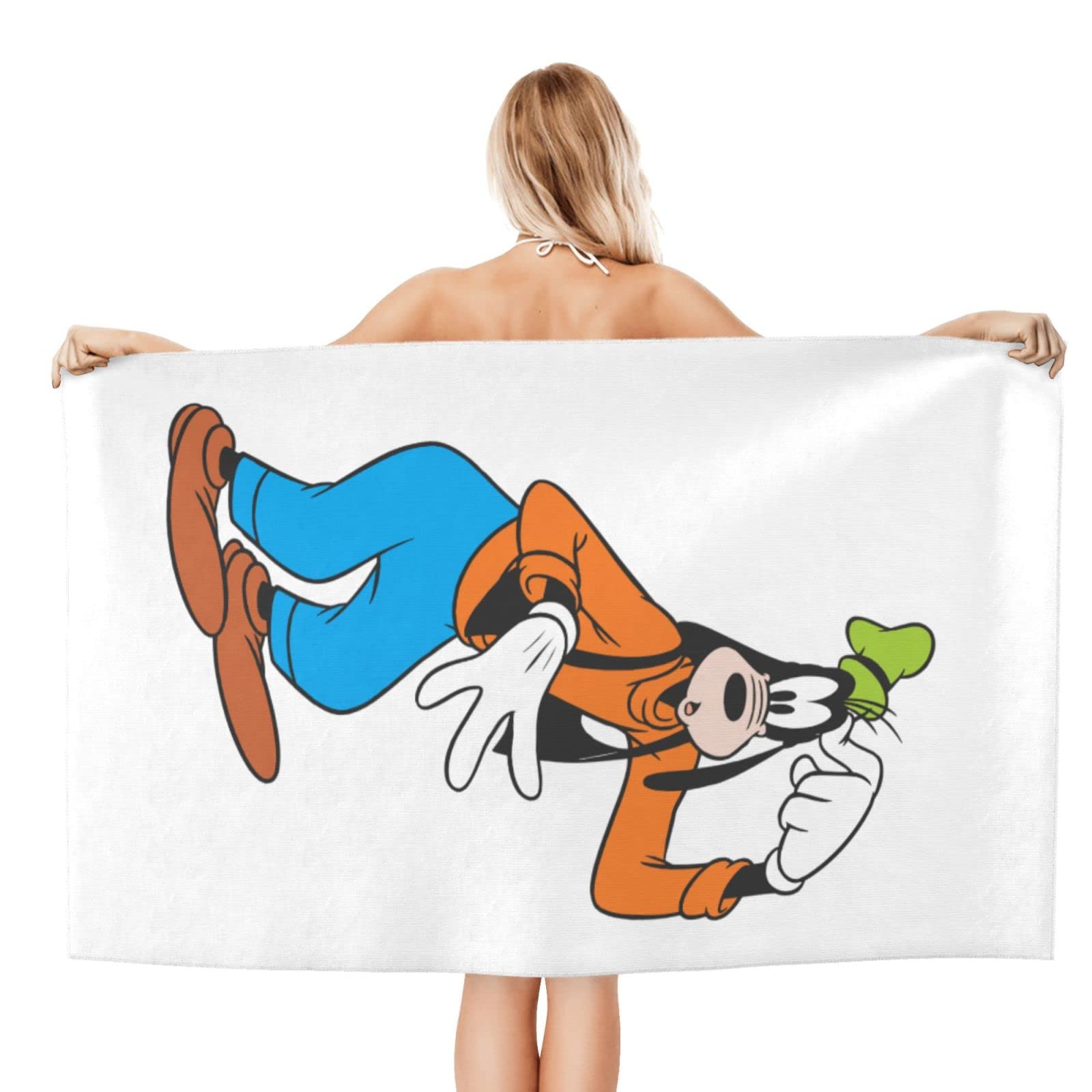 Amazon｜グーフィー2 アニメ バスタオル 大判 吸水 フェイスタオル 速
