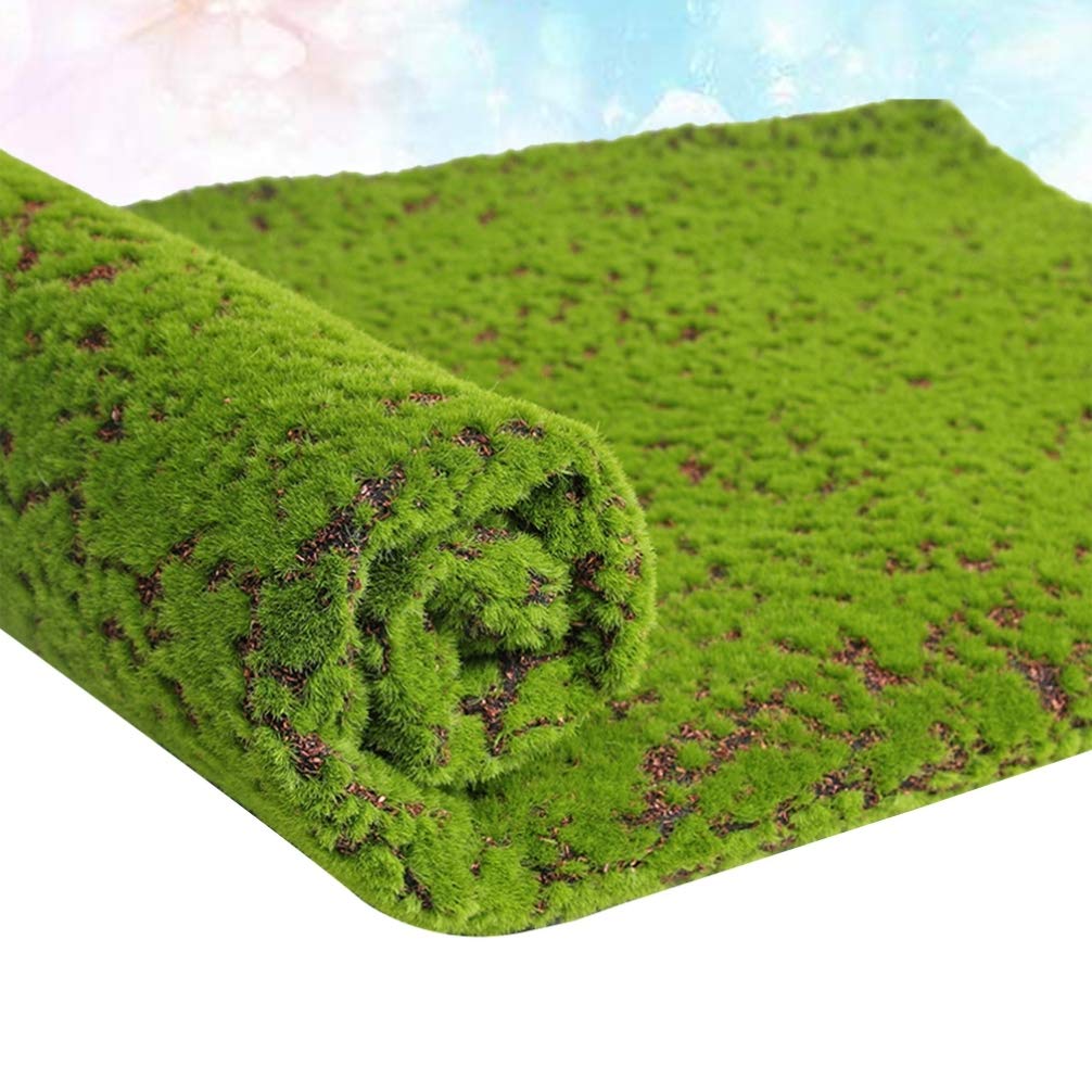 EXCEART Knstliche Moos Teppich Moosmatte Moosplatte Deko Pflanzenteppich  Moos Wandbild Paneele Wandverkleidung Knstliche Moosbild 3D Wandplatten  fr Wohnzimmer Garten Aquarium Deko : Amazon.de: Kche, Haushalt & Wohnen