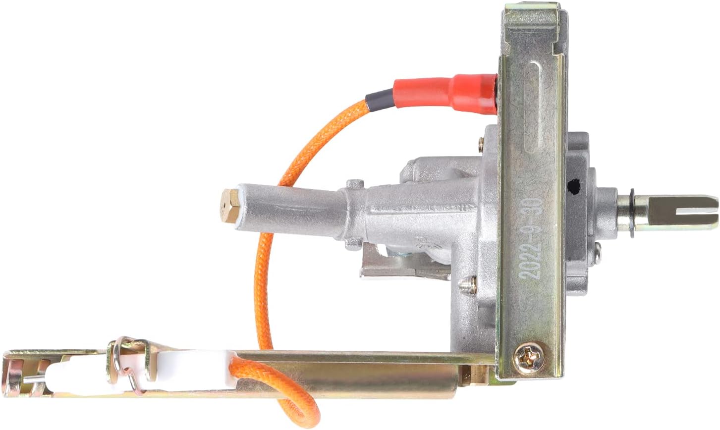 LS'BABQ BBQ Gas Grill Valve Replacement Parts for Bull OEM 16524,Thrower Valve LP for Bull Angus and Brahma Natural Gas Grill,Orifice Hole Size 1.0mm