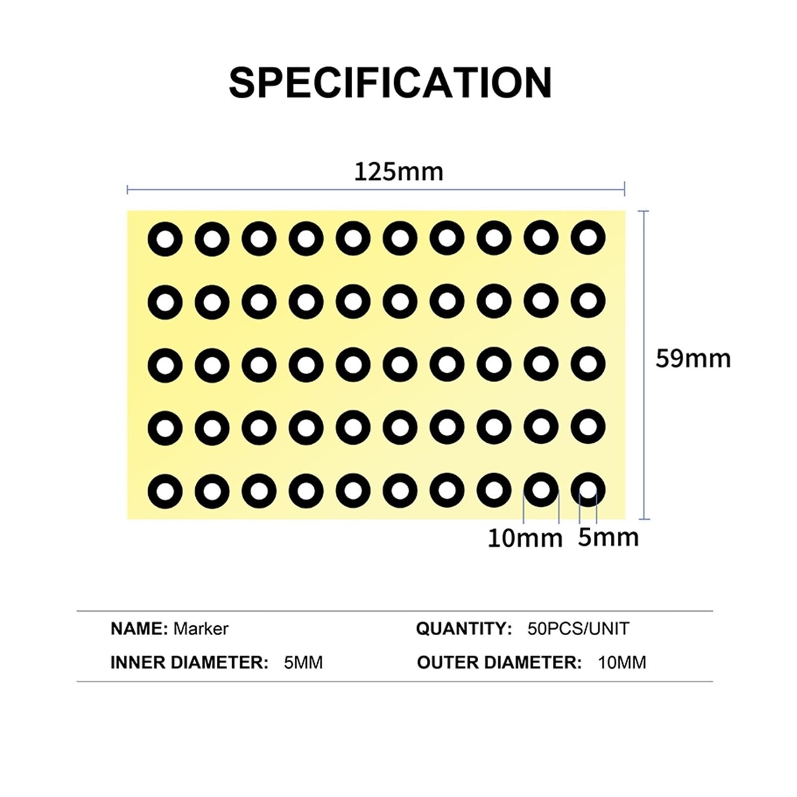 1000 stücke 3D Scannen Hohe Reflektierende Markierung Punkt Torte Punkt Handheld Scanner Innen 6mm Außen 12mm Stellen Sie sicher, dass alle Details erfasst werd