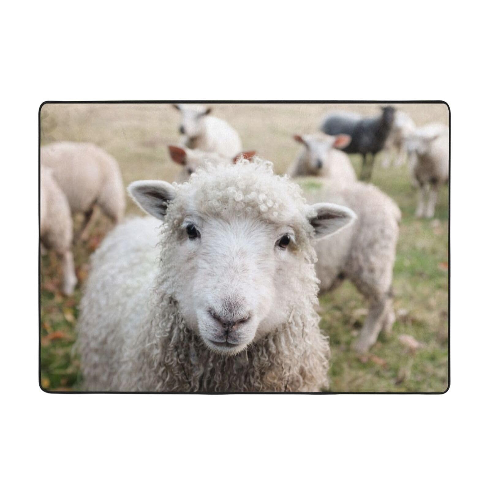 Tapis de chevet en agneau mignon pour créer un cocon doux dans la chambre