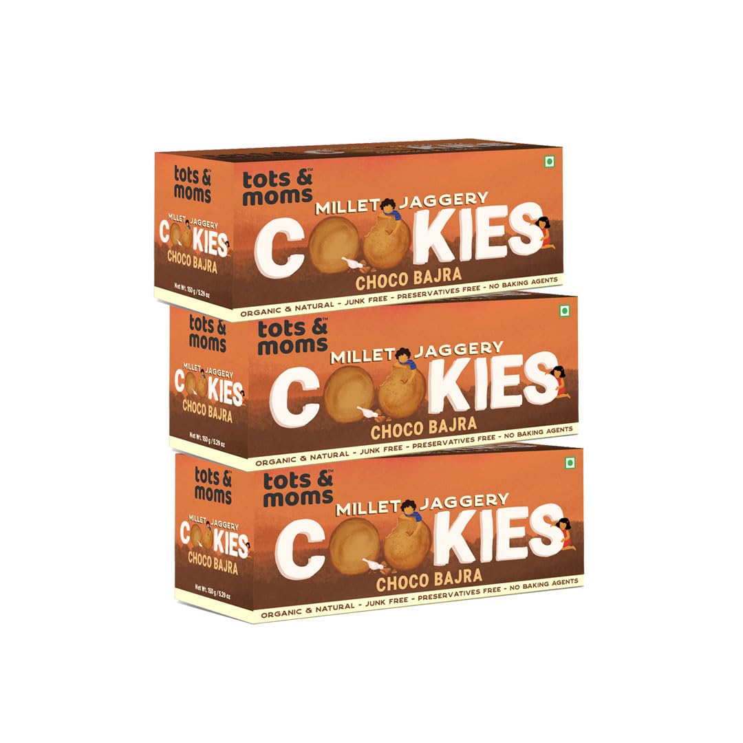 See full amazon price history chart for Tots & Moms NO Maida NO Sugar - Choco Bajra Cookies | Millet & Jaggery Biscuits | Pack of 3-150g Each Tots & Moms NO Maida NO Sugar - Choco Bajra Cookies | Millet & Jaggery Biscuits | Pack of 3-150g Each (B0CR1K597M) Amazon Price History, Amazon Price Tracker