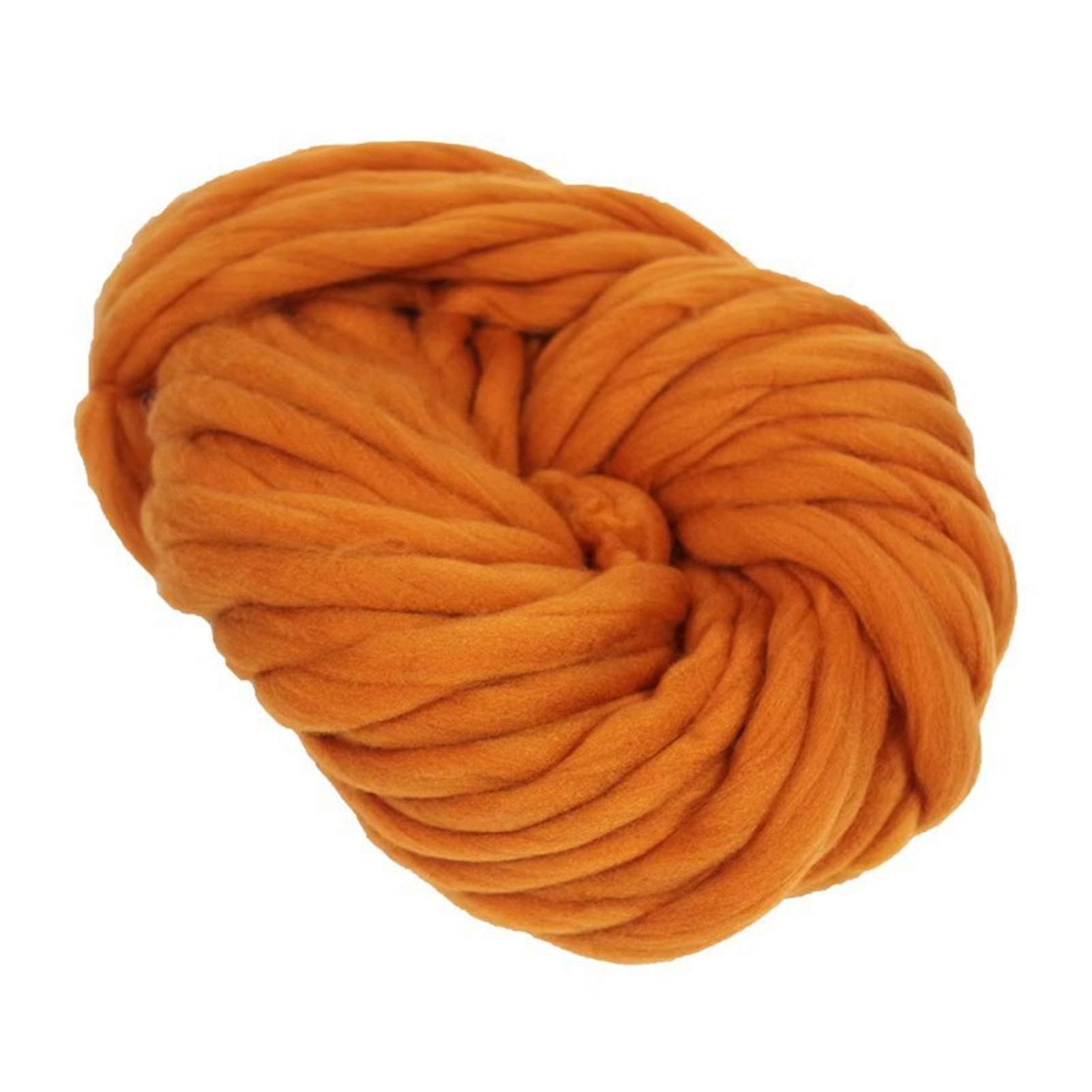 Chunky Yarn Lana súper Gruesa Tejida a Mano de Gran Espesor Paso a Paso de Lana Gruesa Nido de Mascota Sombrero línea Manta línea 1 (Color : 02 Cream White)