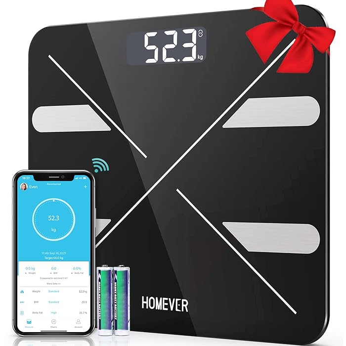 Buy Bluetooth Body Fat Scale , Homever Digital Body Weight Scale
