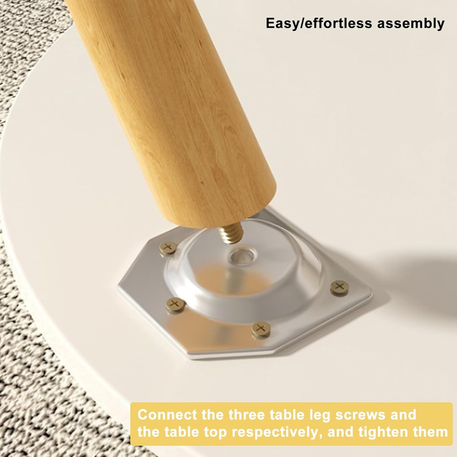Mesas de centro redondas de madera, pequeñas mesas de salón retro con 4 patas de madera, mesa de centro baja para actividades infantiles, mesa de té pequeña de estilo nórdico para comedor, cafetería