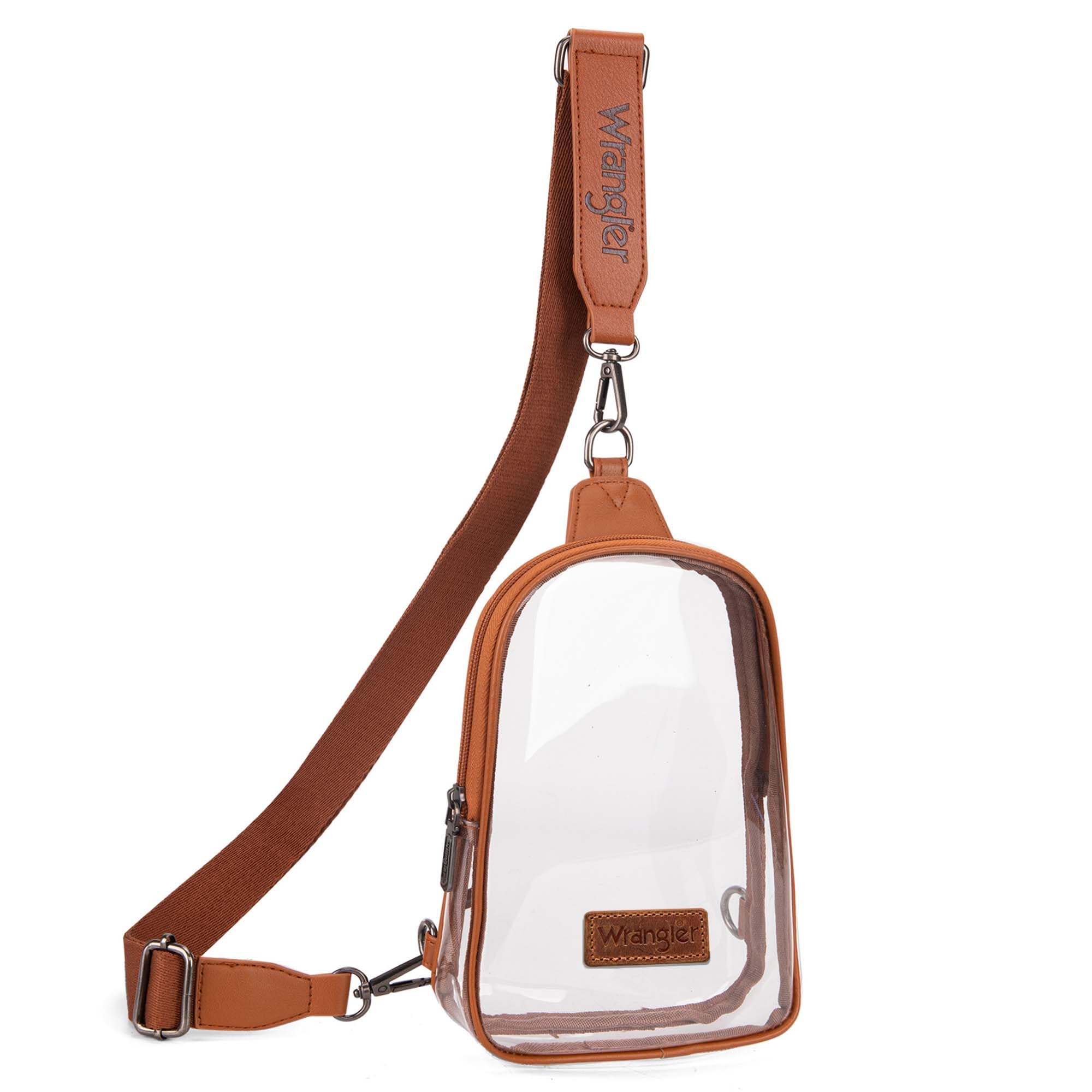 Wrangler Crossbody Clear Sling Bags for Women Stadium Approved
