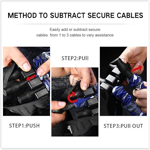 Miniatura 6 de INNSTAR Pull up Assist Band System Ajustable Anti Snap Chin Up Asistencia Banda de resistencia elástica "Patente pendiente"