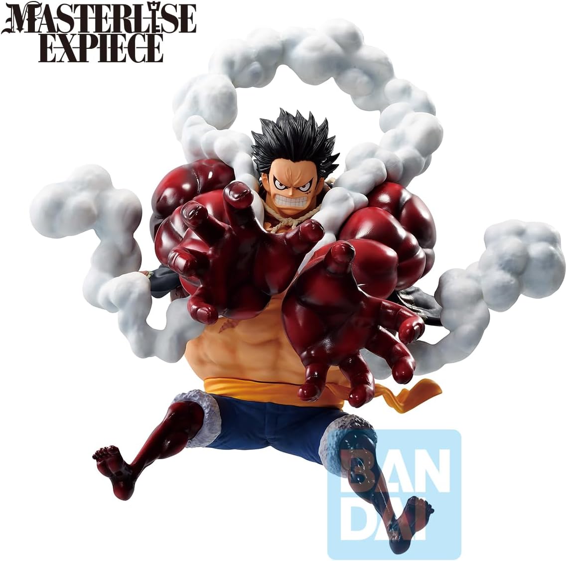 Ichibansho Figure - One Piece - Monkey D. Luffy Gear 4 (Road to King of The Pirates), Bandai Spirits Masterlise Collectible Statue