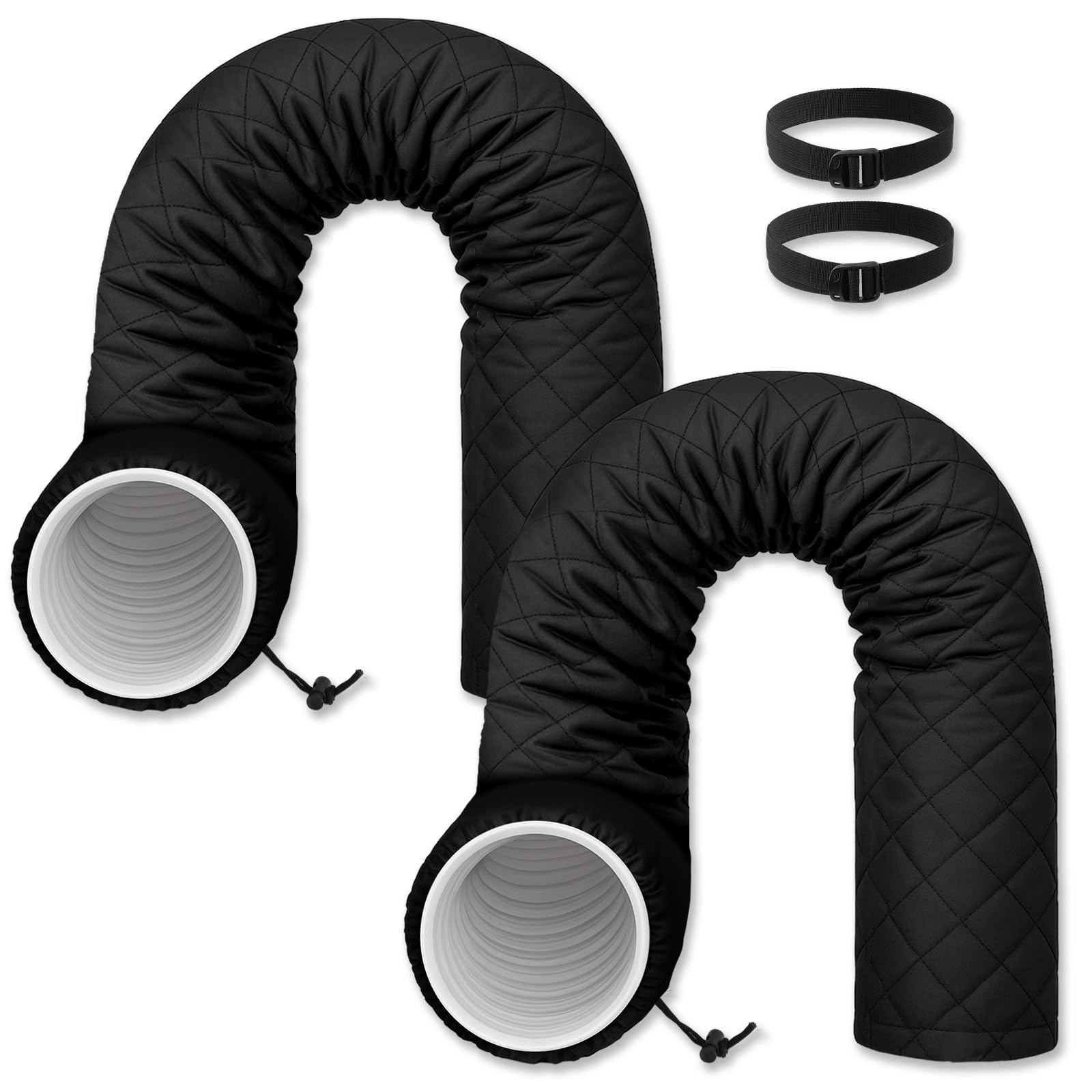 Photo 1 of Outus Portable AC Hose Insulation Sleeve, Black