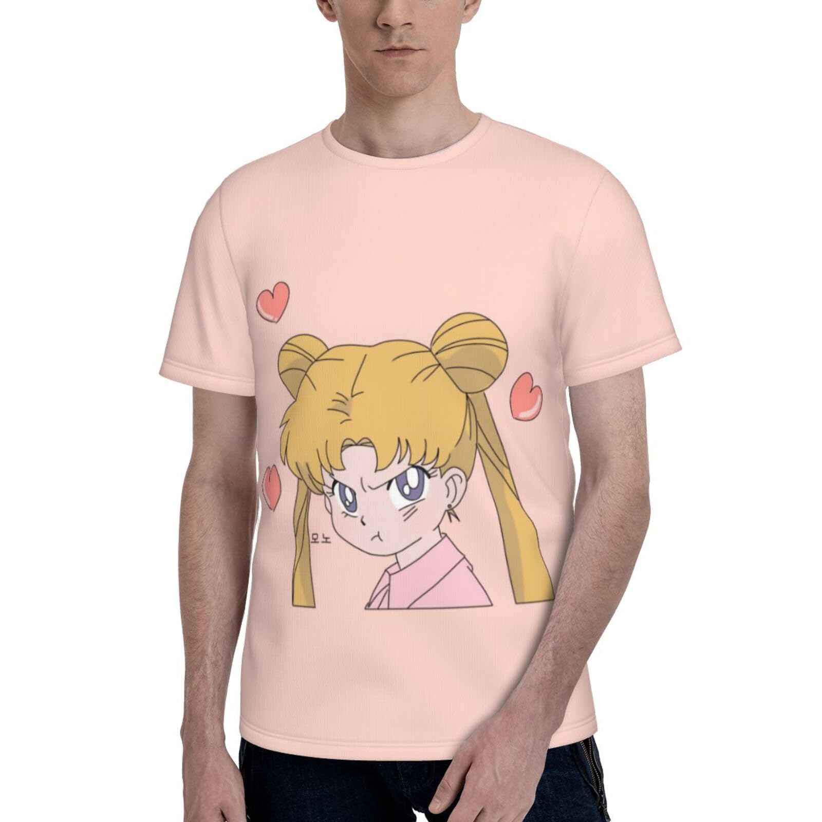 Amazon.co.jp: Tシャツ メンズ 美少女戦士セーラームーン 半袖 大きい