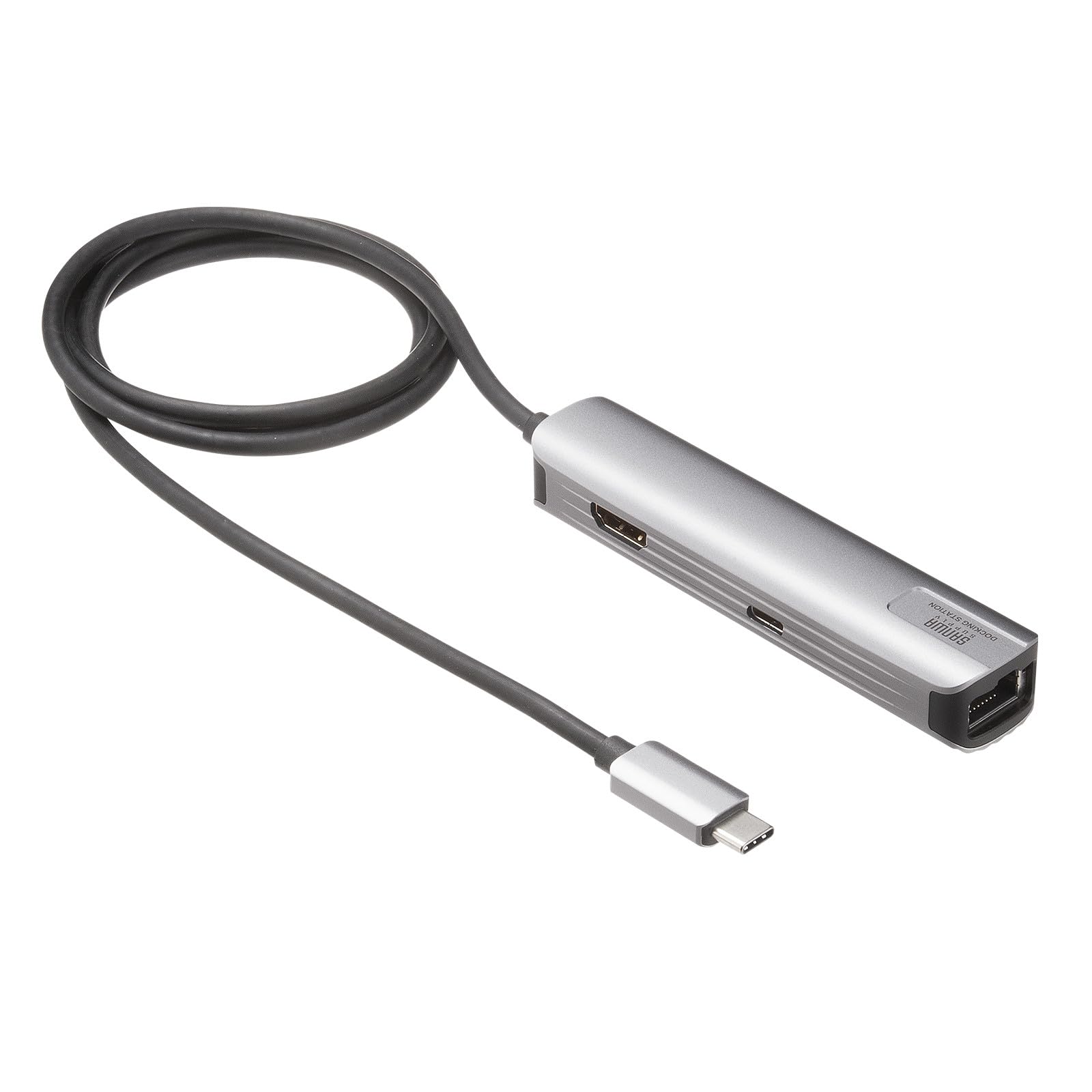 Amazon.co.jp: サンワサプライ USB Type-C スリムドッキングハブ USB