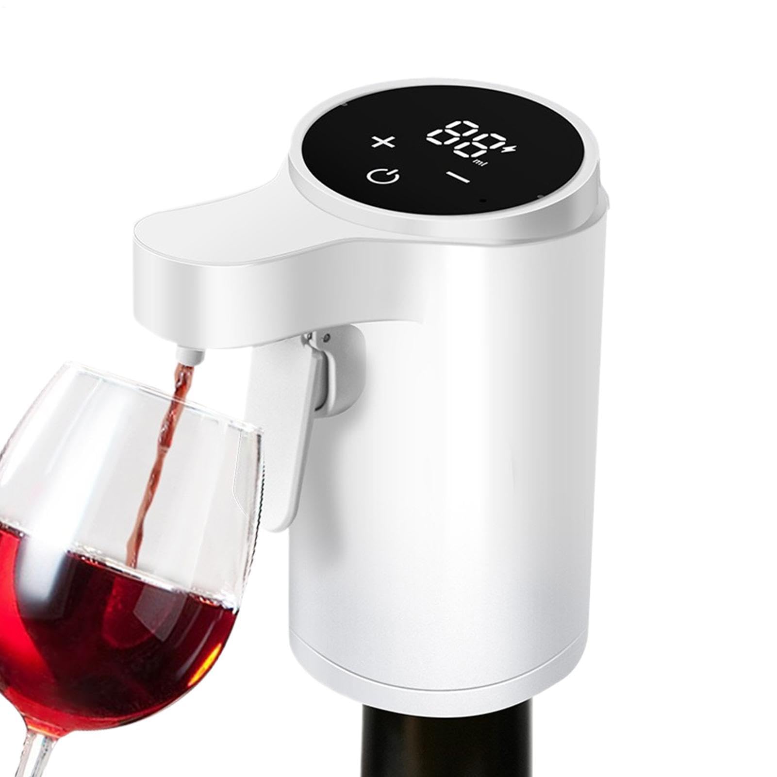 Générique Distributeur Aérateur De Vin Décanter Automatique À Écran Tactile | Carafe À Vin Électrique Préservateur De Bouteille Pour Spiritueux Whisky Alcool Cocktail Vodka Bar Maison Bureau Camping