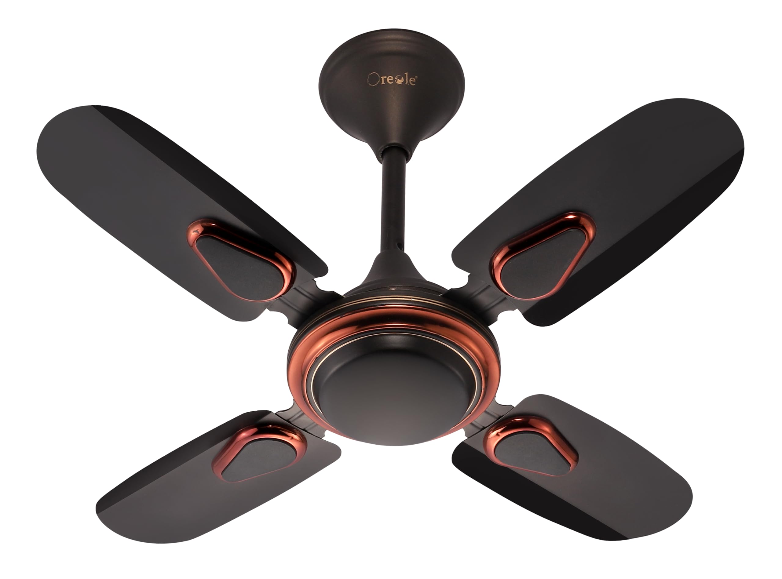 Oreole Classic Deco 600mm Ultra High Speed Ceiling Fan | 4 Blades (24Inch)| Anti Dust 810 RPM High Speed Ceiling Fan suitable for Kitchen, Veranda, Balcony, Small Room | 2 Year Warranty-Smoke Brown (B0C9XFZKFN) Amazon Price History, Amazon Price Tracker