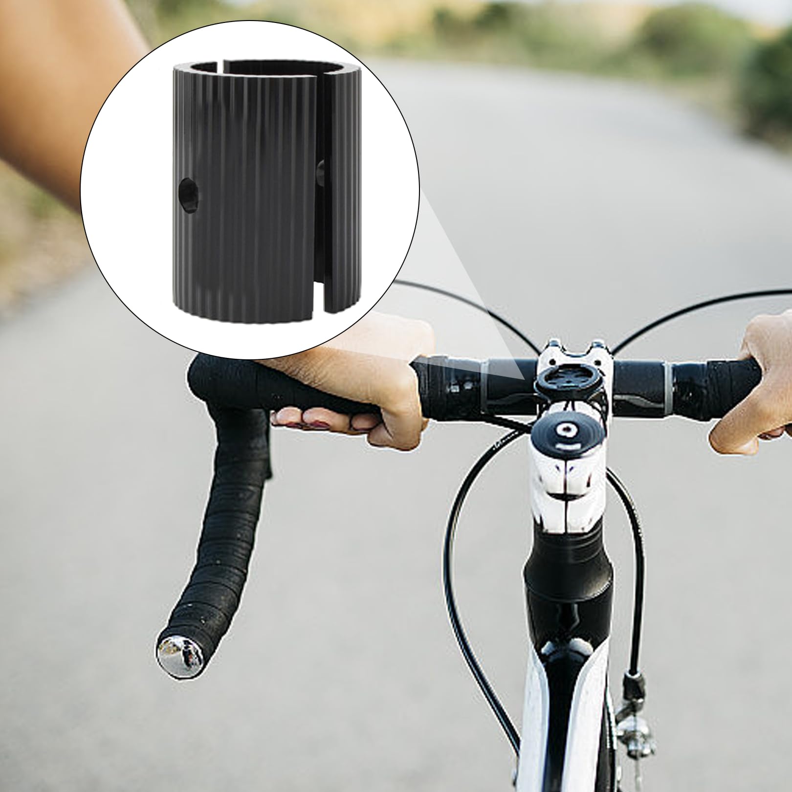 2 sztuki tulejek na kierownica, adapter do kierownica, antykorozyjne, nadają się do większości rowerów