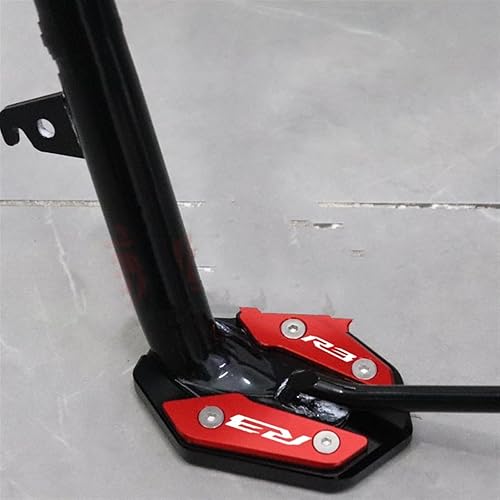 Miniatura 6 de Para YZF R3 R25 MT03 MT25 R 3 25 MT 03 25 2019-2022 motocicleta CNC ampliar placa de soporte soporte soporte lateral trípode extendido (color MT03