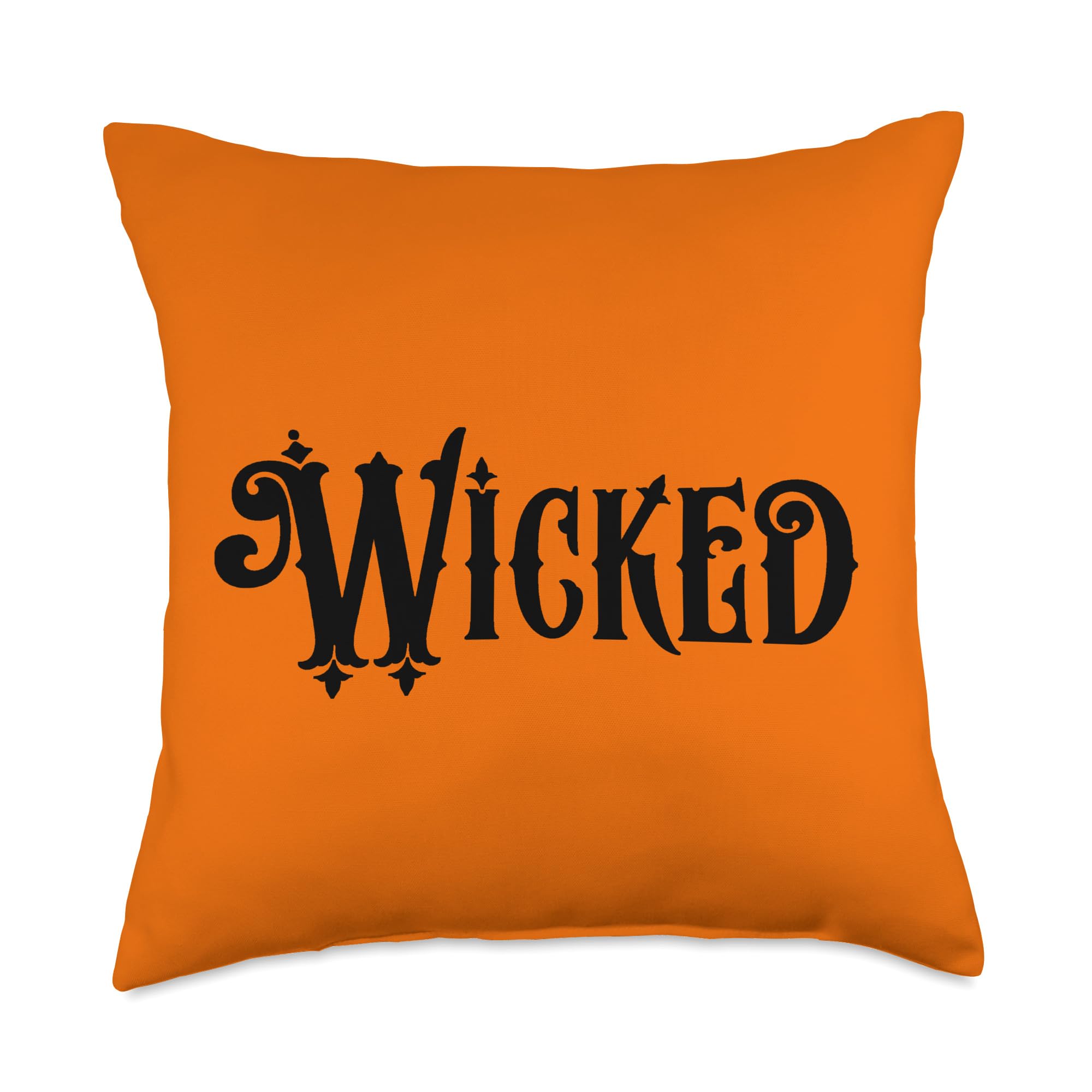 Wickedly Awesome Designs Wicked Halloween Throw Pillow, 18x18, Multicolor