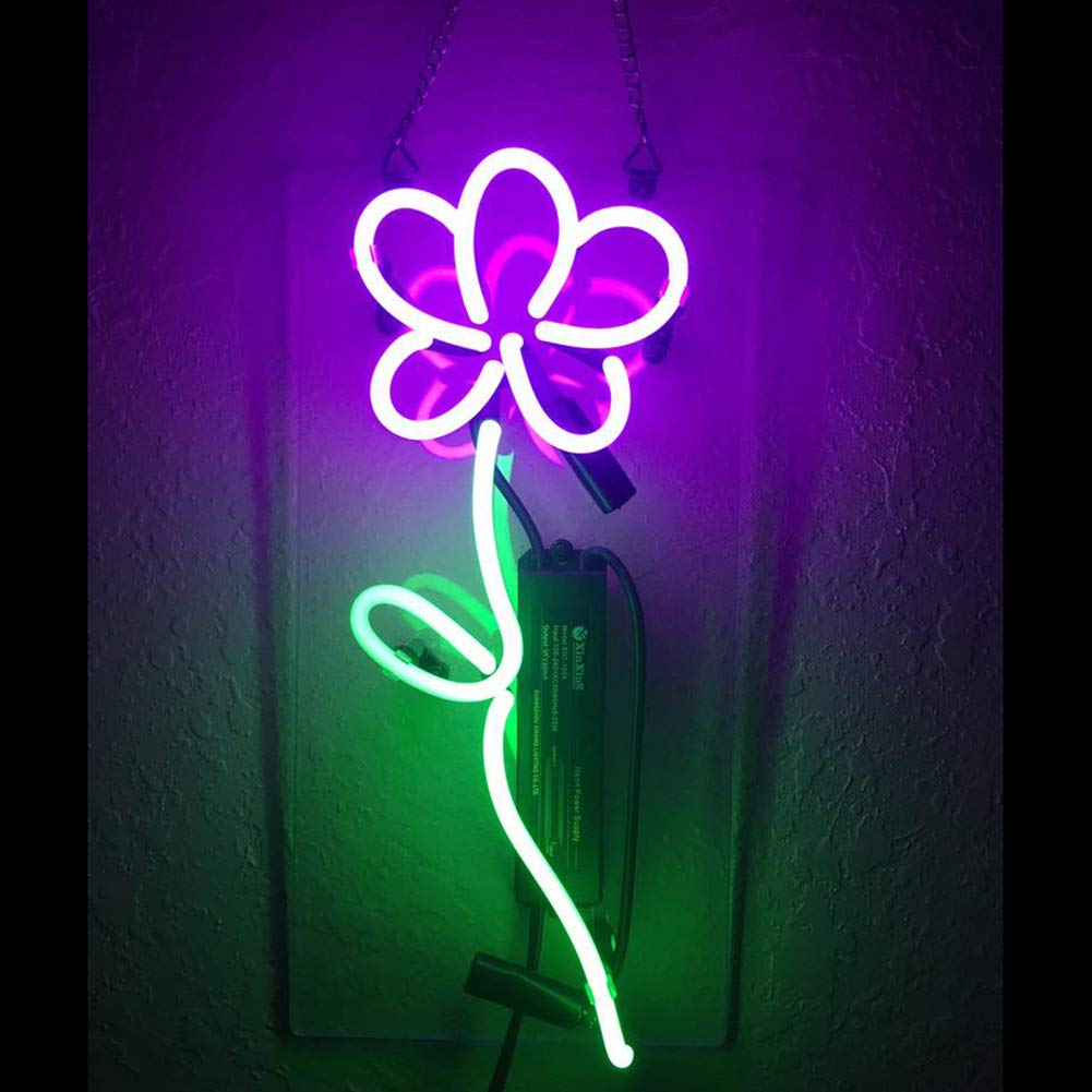 Amazon | ネオンサイン FLOWER NEON SIGN インテリア ネオン管
