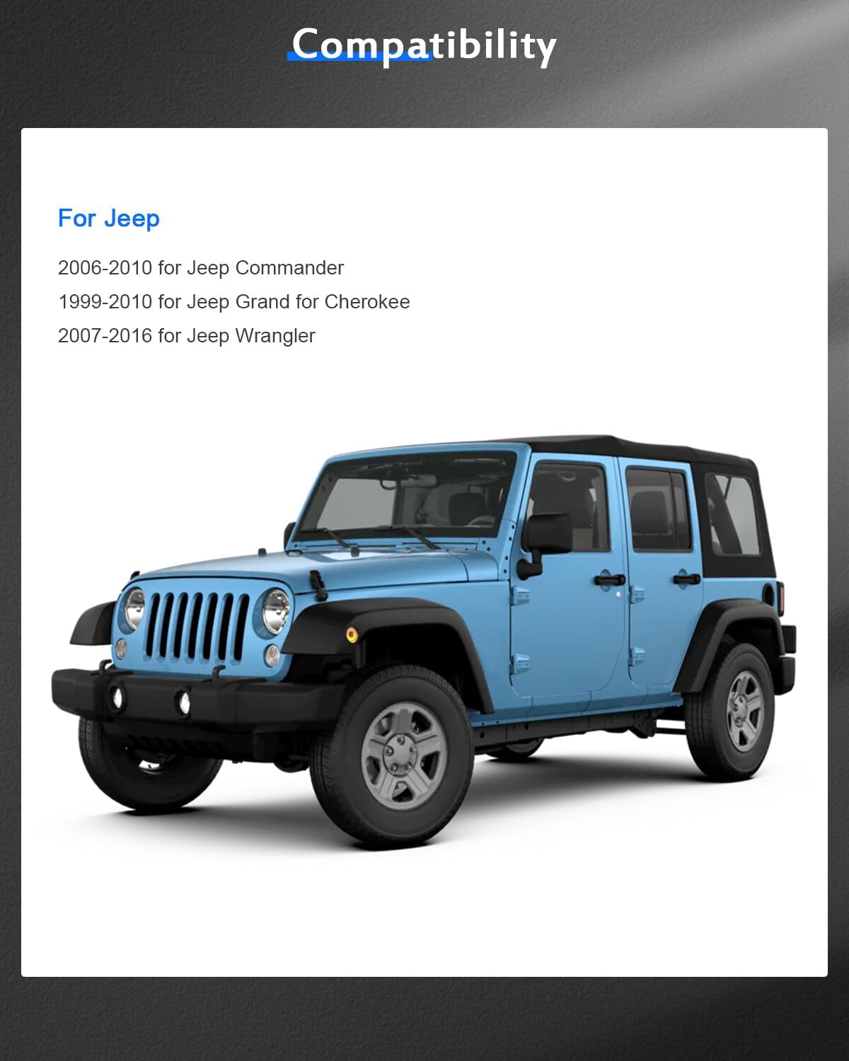 ECCPP 2PCS 5 lug 5x5 to 5x5 Wheel Spacers 1 inch 5x127mm Fit for 2006-2010 for Jeep Commander XK |2005-2010 for Jeep Grand Cherokee WK |2007-2018 for Jeep Wrangler JK/JKU
