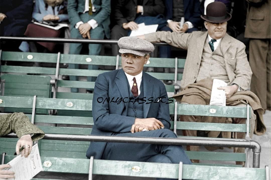1922 NEW YORK YANKEES BABE RUTH GRIFFITH STADIUM SEAT 20x30 COLOR PHOTO BASEBALL