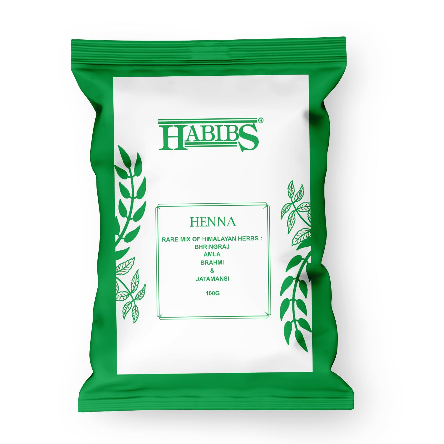 Buy Habibs Natural Henna Mehndi Powder Enriched with Bhringraj, Amla