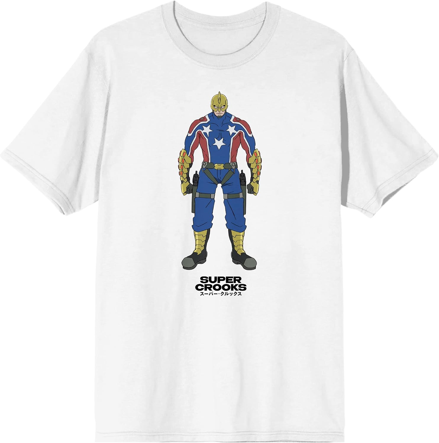Bioworld Super Crooks Gladiator Men's White T-Shirt-Small