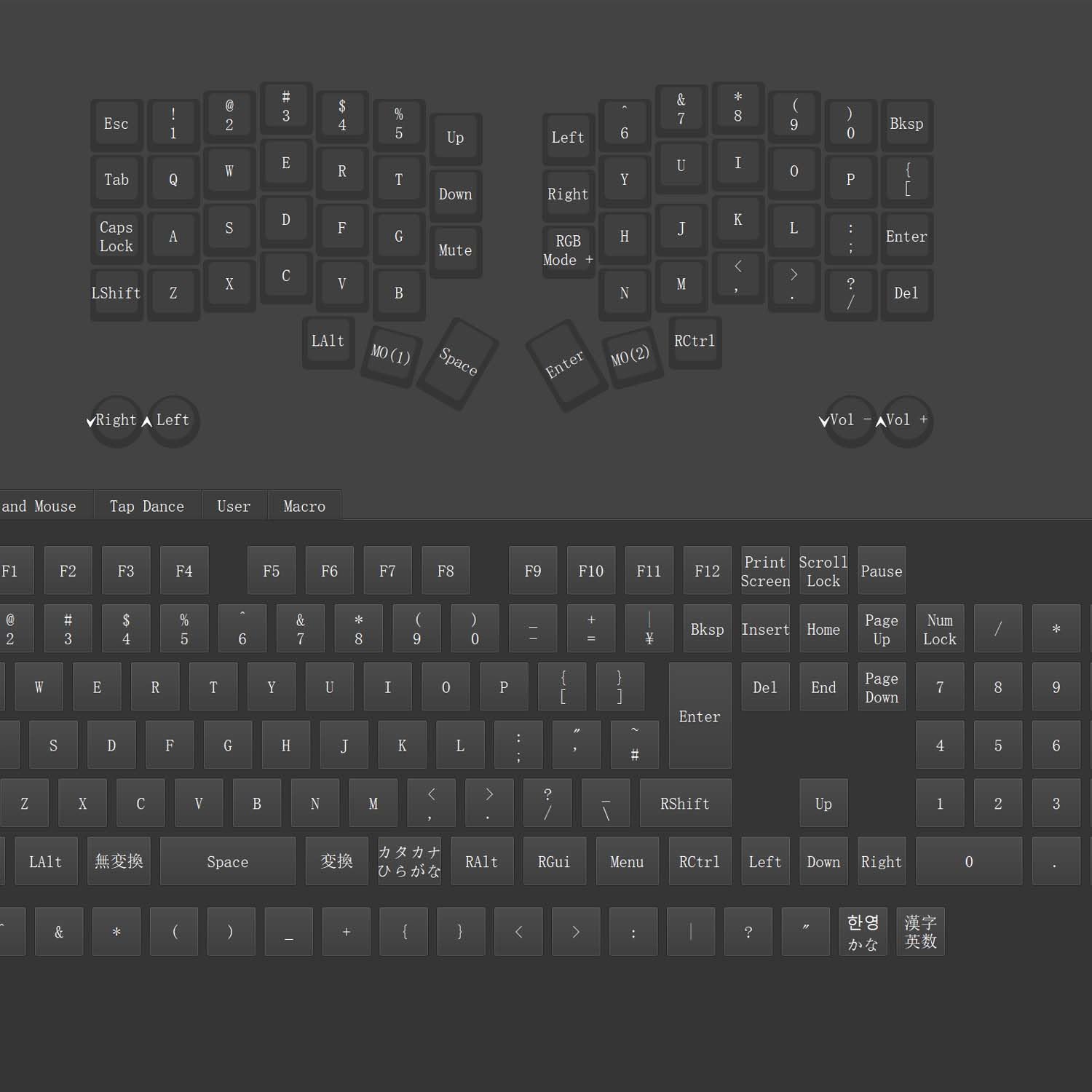 Amazon | SZRKBD&CORNE 有線人間工学メカニカルキーボード、ノブ付き