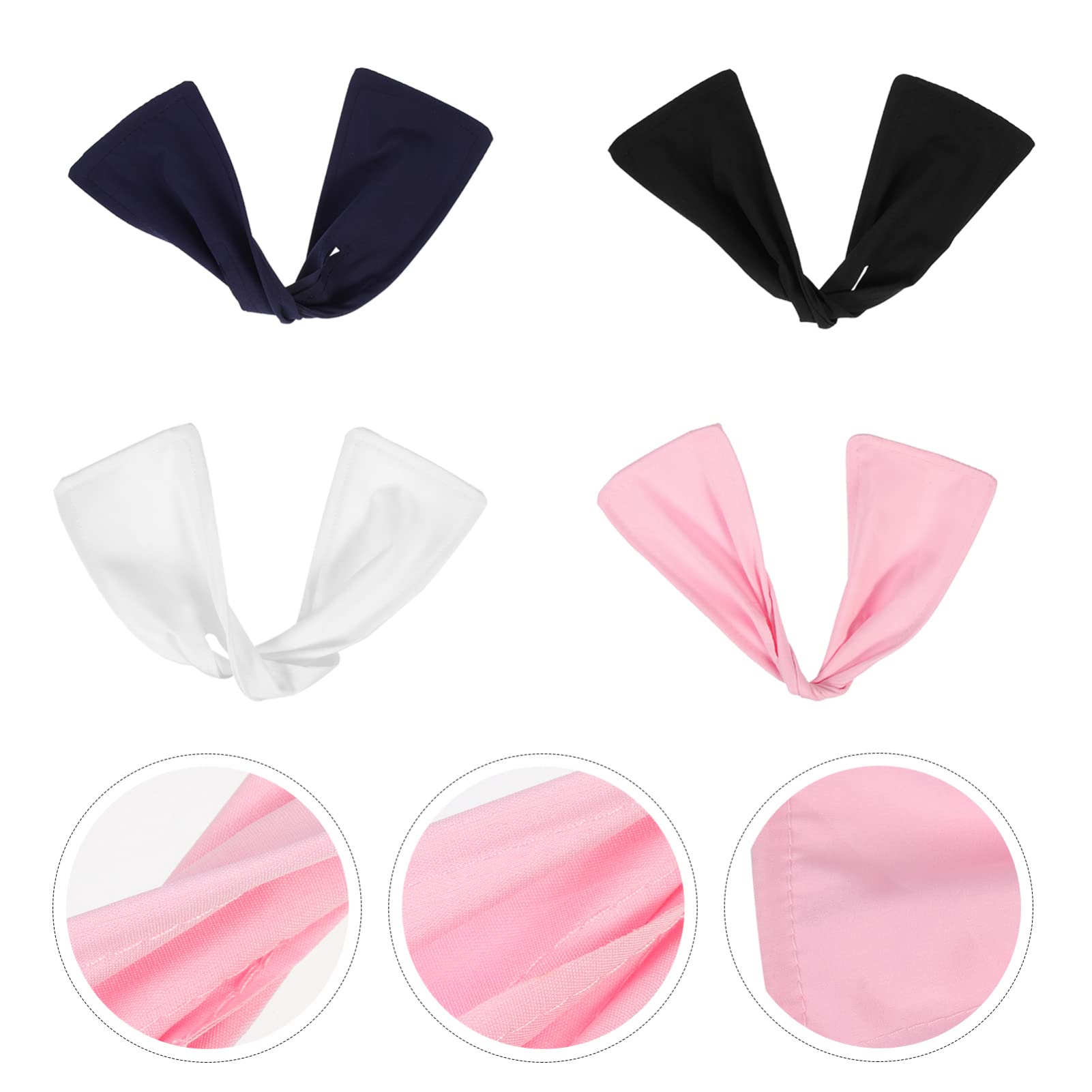 MAGICLULU 5 Sets Gedrehte Haardekore Haarknotenmacher Für Frauen Modische Haarknoten-tools Für Mädchen Dutt-maker Haarband Für Mädchen Schleife Wickel-stirnbänder 4 Stück * 5