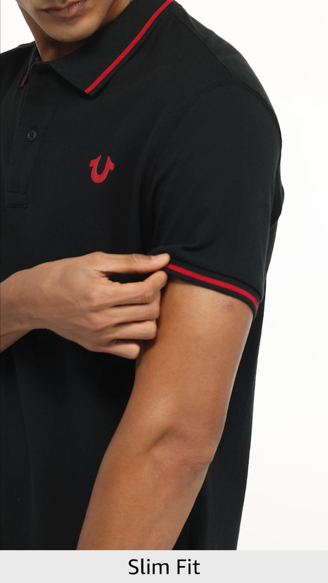 Camiseta polo para hombre True Religion, con orgullo artesanal, manga corta miniatura 7