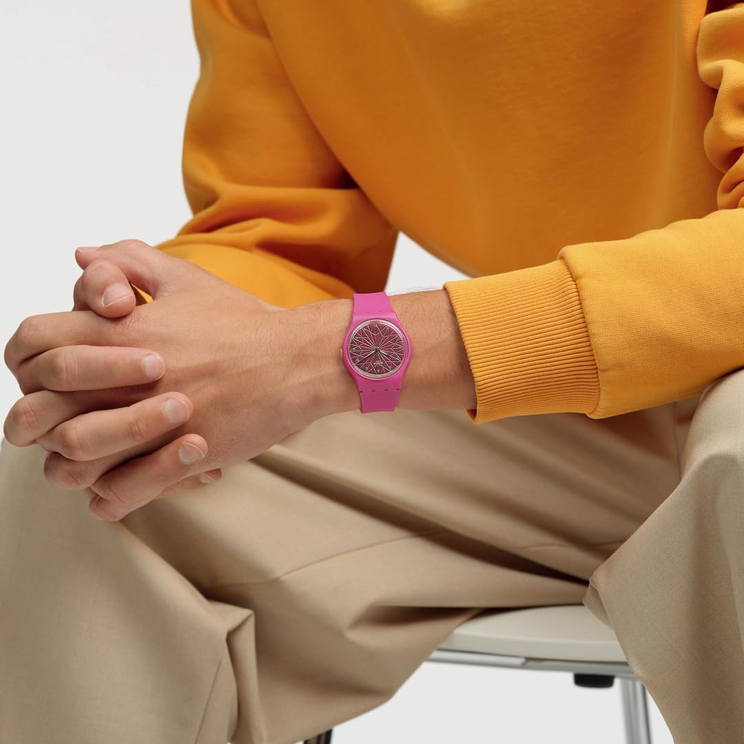 [スウォッチ] 腕時計 FANTASTIC FUCHSIA SO28P110 ピンク