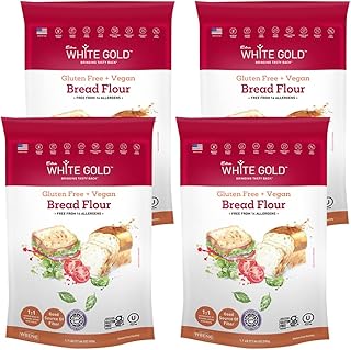 Extra White Gold Gluten Free Bread Flour Blend – For Breads, Yeasted Pas...