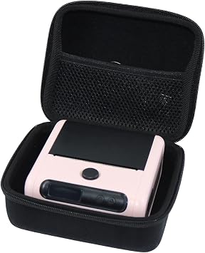 Hard Travel Case for Phomemo M200 Label Maker - Cube WiFi Bluetooth Thermal Label Printer 3 Inches 80mm 2021 Upgrade Seriesonly case
