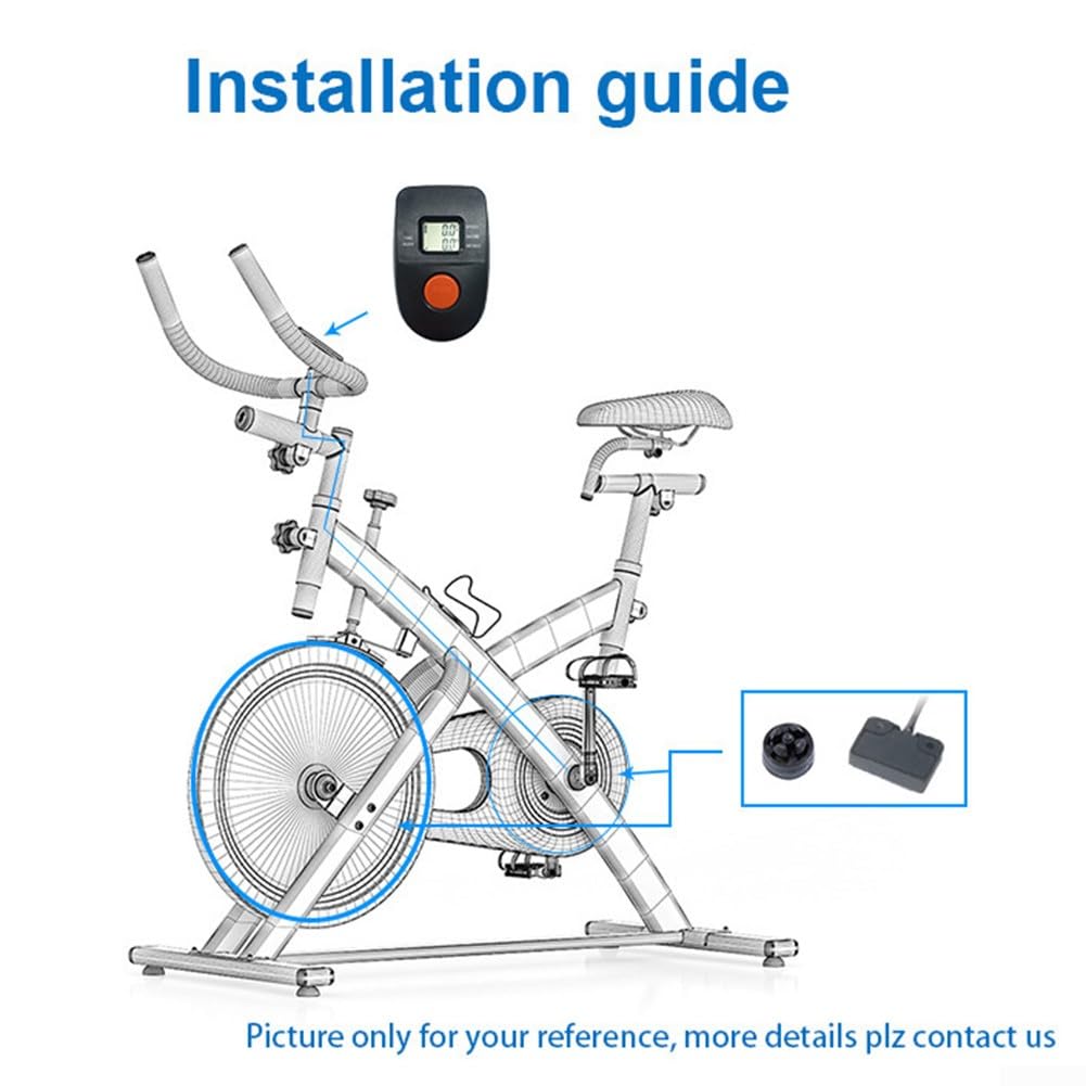 Monitor LCD digitale per cyclette e macchine da passeggio per misurare velocità distanza e calorie in uscita
