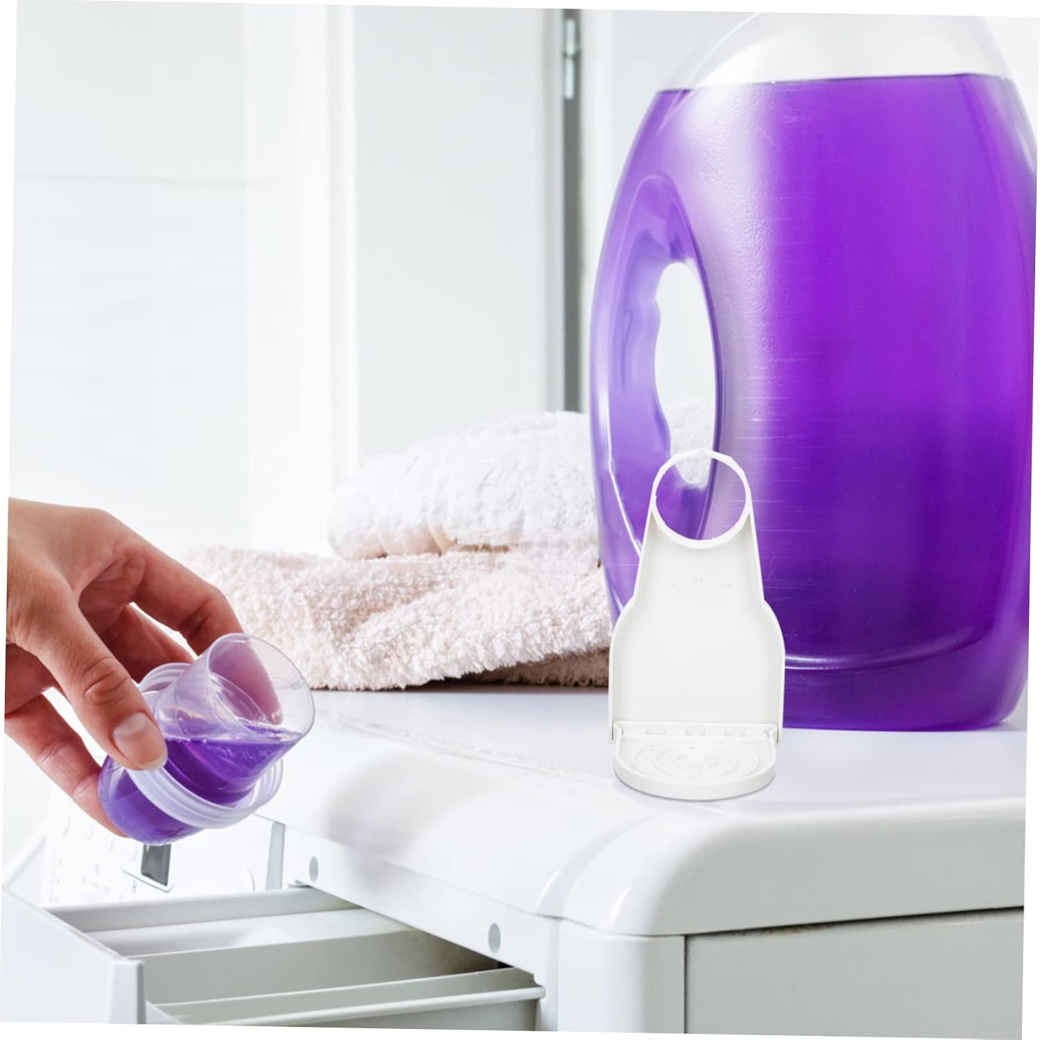 2pcs Plastic Drip Catchers for Fabric Softener Bottles image 2