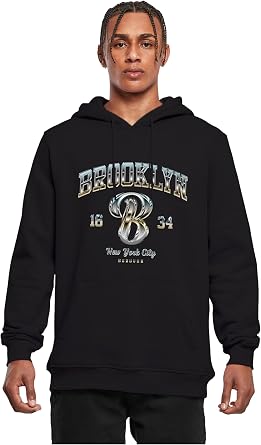 Mister Tee Men's Mt3065-brkln Hoody Hooded sweatshirt (pack of 1)