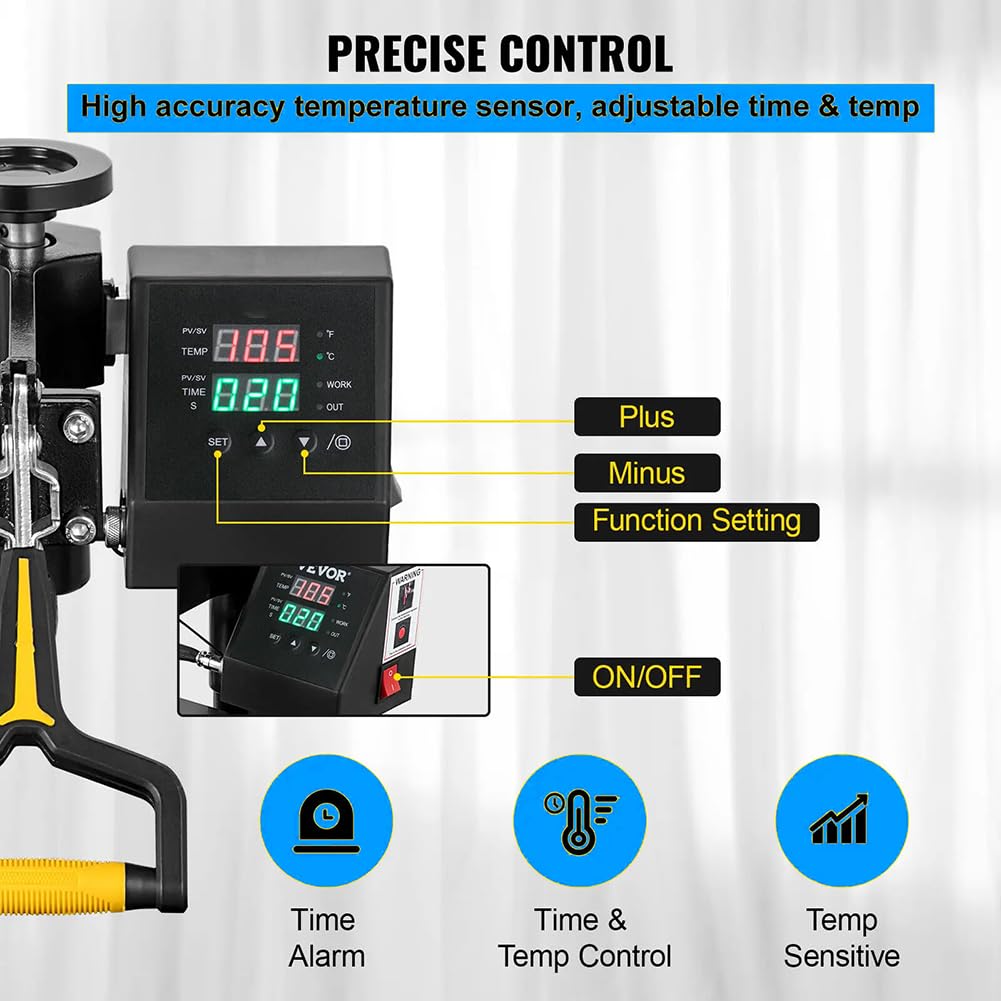 Amazon.co.jp: 多機能ヒートプレス機、38*38CM 多機能360度