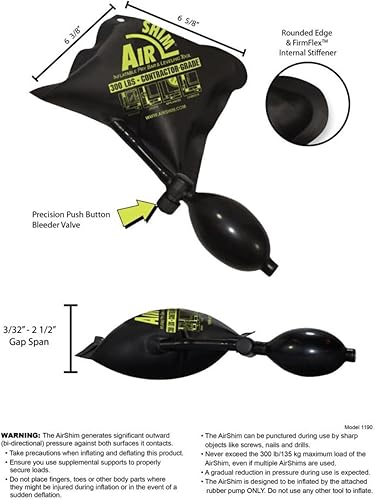 Miniatura 7 de Herramienta de nivelación Calculated Industries inflable cuña palanca