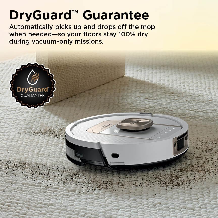 Shark Robot Vacuum & Mop Combo Power Detect Therma Charged NeverTouch Pro AV2900XE