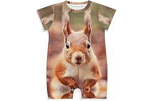Adorable Squirrel Romper for Newborn Cuties